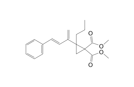 2-[(3E)-4-phenylbuta-1,3-dien-2-yl]-2-propylcyclopropane-1,1-dicarboxylic acid dimethyl ester