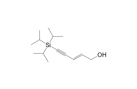 (2E)-(5-Triisopropylsilyl)pent-2-en-4-yn-1-ol