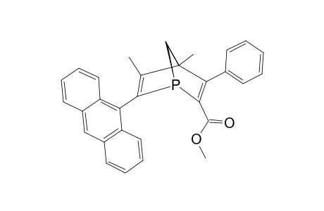 6-ANTRACYL-4,5-DIMETHYL-2-METHOXY-CARBONYL-3-PHENYL-1-PHOSPHA-2,5-NORBORNADIENE