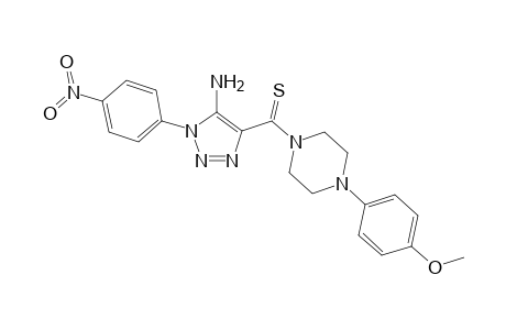 [5-Amino-1-(4-nitrophenyl)-1H-1,2,3-triazol-4-yl][4-(4-methoxyphenyl)piperazin-1-yl]methane-thione