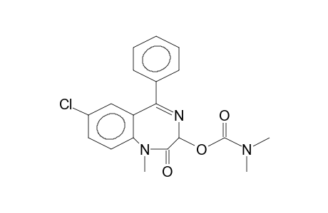 7-Chloro-1-methyl-2-oxo-5-phenyl-2,3-dihydro-1H-1,4-benzodiazepin-3-yl dimethylcarbamate