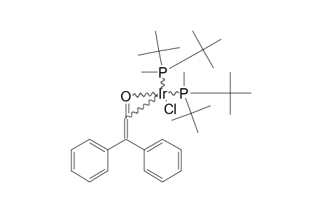 TRANS-CHLOROBIS-(DI-TERT.-BUTYLMETHYLPHOSPHINE)-(ETA(2)-C,O-DIPHENYLKETENE)-IRIDIUM