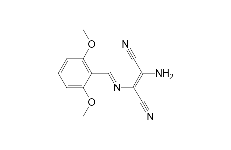 2-Butenedinitrile, 2-amino-3-[[(2,6-dimethoxyphenyl)methylene]amino]-