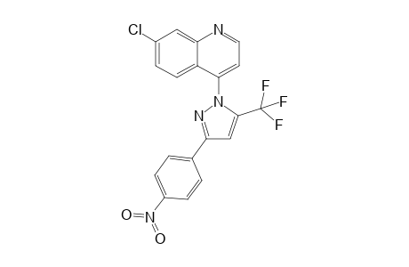 4-[3-(4-NITROPHENYL)-5,5,5-TRIFLUOROMETHYL-1H-PYRROL-1-YL]-7-CHLOROQUINOLINE