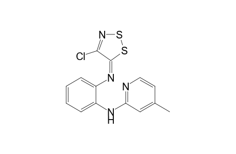 5-[N-(2-(4-Methylpyridin-2-ylamino)phenyl)imino]-4-chloro-5H-1,2,3-dithiazole