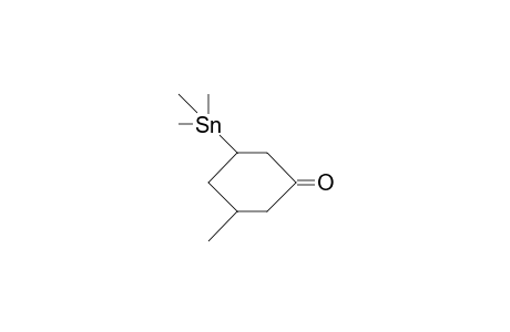 [(1R,3S)-3-METHYL-5-OXOCYCLOHEXYL]TRIMETHYLSTANNANE