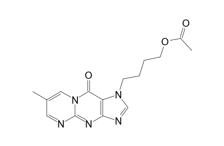 1-(4-ACETOXYBUTYL)-7-METHYL-10-OXO-9,10-DIHYDRO-PYRIMIDO-[1,2-A]-PURINE