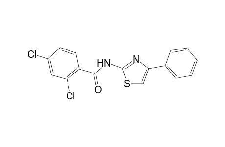 2,4-dichloro-N-(4-phenyl-1,3-thiazol-2-yl)benzamide