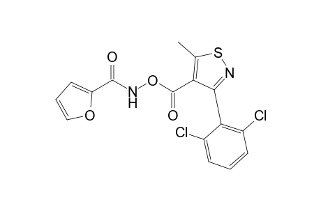 o-{[3-(2,6-dichlorophenyl)-5-methyl-4-isothiazolyl]carbonyl]-N-(2-furoyl)hydroxylamine