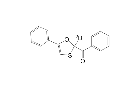 Methanone, phenyl(5-phenyl-1,3-oxathiol-2-yl-2-d)-