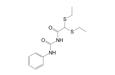 1-glyoxyloyl-3-phenylurea, 1-[2-(diethyl mercaptal)]