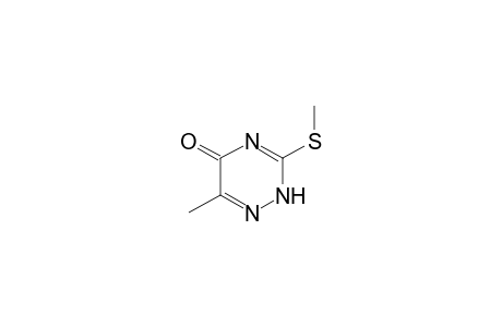 6-methyl-3-(methylthio)-as-triazin-5(2H)-one