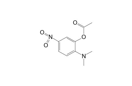 2-(dimethylamino)-5-nitrophenol, acetate (ester)