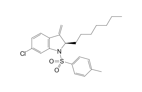 (2R)-6-chloro-2-heptyl-3-methylene-1-(p-tolylsulfonyl)indoline