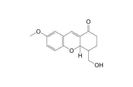 cis/trans-4-Hydroxymethyl-7-methoxy-2,3,4,4a-tetrahydroxanthen-1-one