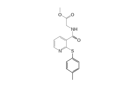 N-[2-(p-tolylthio)nicotinoyl]glycine, methyl ester