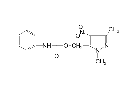 1,3-dimethyl-4-nitropyrazole-5-methanol, carbanilate (ester)