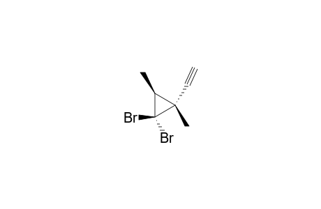 TRANS-2,3-DIMETHYL-2-ETHINYL-1,1-DIBROMCYCLOPROPAN