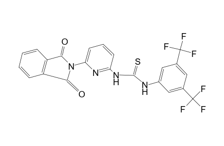 1-(alpha,alpha,alpha,alpha',alpha',alpha'-HEXAFLUORO-3,5-XYLYL)-3-(6-PHTHALIMIDO-2-PYRIDYL)-2-THIOUREA