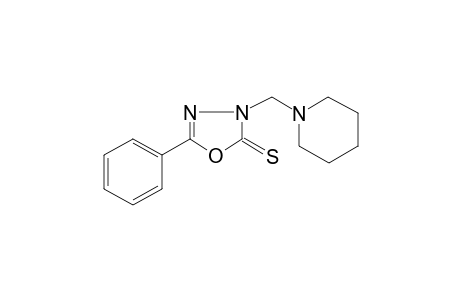 5-phenyl-3-(1-piperidinylmethyl)-1,3,4-oxadiazole-2(3H)-thione