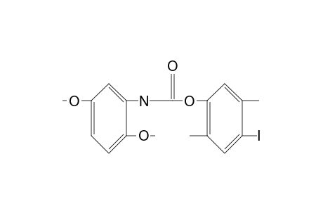 2,5-dimethoxycarbanilic acid, 4-iodo-2,5-xylyl ester