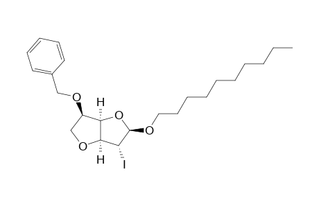 (2R,3R,3AS,6R,6AR)-6-(BENZYLOXY)-2-(DECYLOXY)-3-IODO-HEXAHYDROFURO-[3,2-B]-FURAN;DECYL-3,6-ANHYDRO-2-IODO-5-O-(BENZYLOXY)-BETA-D-GLUCOFURANOSIDE