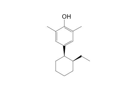 (+-)-(1R*,2S*)-1-(3,5-dimethyl-4-hydroxyphenyl]-2-ethylcyclohexane