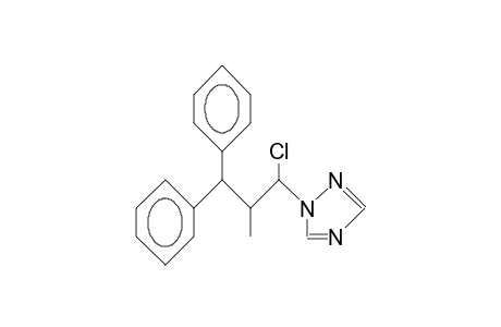 1H-1,2,4-Triazole, 1-(1-chloro-2-methyl-3,3-diphenylpropyl)-