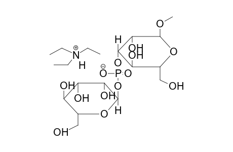 METHYL 3-O-(ALPHA-D-MANNOPYRANOSYLPHOSPHORYL)-ALPHA-D-MANNOPYRANOSIDE,TRIETHYLAMMONIUM SALT