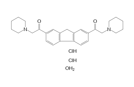 2,7-bis(piperidinoacetyl)fluorene, dihydrochloride, hydrate