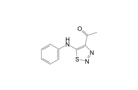 4-acetyl-5-anilino-1,2,3-thiadiazole