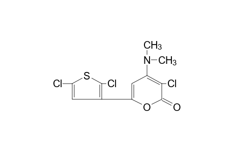 3-chloro-6-(2,5-dichloro-3-thienyl)-4-(dimethylamino)-2H-pyran-2-one