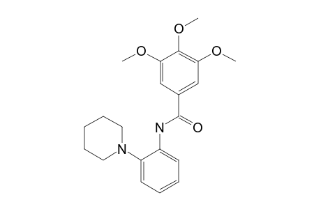 2'-piperidino-3,4,5-trimethoxybenzanilide