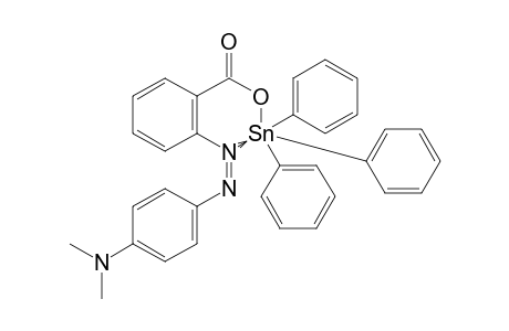 {{o-{[p-(DIMETHYLAMINO)PHENYL]AZO}BENZOYL}OXY}TRIPHENYLSTANNANE