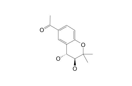 3,4-DIHYDROXY-6-ACETYL-2,2-DIMETHYLCHROMANE