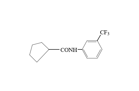 CYCLOPENTANECARBOXY-M-TOLUIDIDE, A,A,A-TRIFLUORO-,