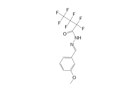 2,2,3,3,4,4,4-Heptafluoro-N'-(3-methoxybenzylidene)butyrohydrazide