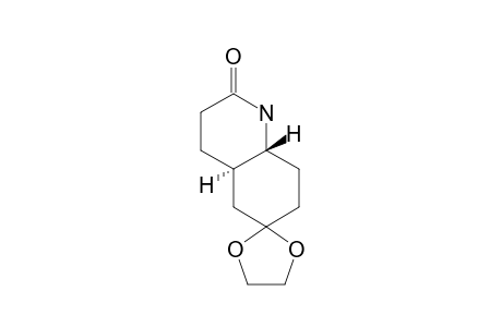 TRANS-1',2',3',4',4A',5',6',7',8',8A'-DECAHYDRO-SPIRO-(1,3-DIOXOLANE-2,6'-QUINOLIN)-2'-ONE