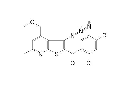 [3-azido-4-(methoxymethyl)-6-methyl-2-thieno[2,3-b]pyridinyl]-(2,4-dichlorophenyl)methanone