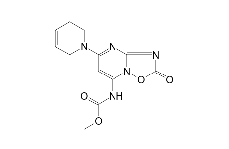 5-(3,6-dihydro-1(2H)-pyridyl)-2-oxo-2H-[1,2,4]oxadiazolo[2,3-a]pyrimidine-7-carbamic acid, methyl ester