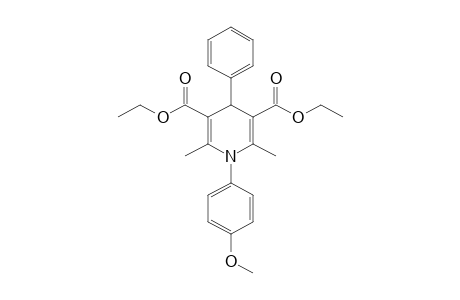 1,4-dihydro-2,6-dimethyl-1-(p-methoxyphenyl)-4-phenyl-3,5-pyridinedicarboxylic acid, diethyl ester