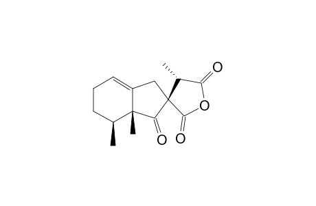 3,6-Dioxo-4,7-epibakkenolide-A