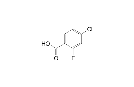 4-Chloro-2-fluorobenzoic acid