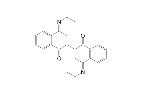 (4-E,4'-E)-4,4'-BIS-(ISOPROPYLIMINO)-2,2'-BINAPHTHYL-1,1'-(4-H,4'-H)-DIONE