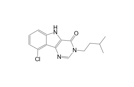 9-chloro-3-isopentyl-3,5-dihydro-4H-pyrimido[5,4-b]indol-4-one