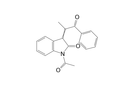 1-acetyl-3-(1-methyl-2-oxo-2-phenyl-ethylidene)indolin-2-one