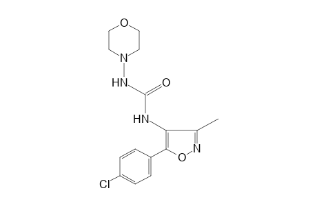 1-[5-(p-chlorophenyl)-3-methyl-4-isoxazolyl]-3-morpholinourea