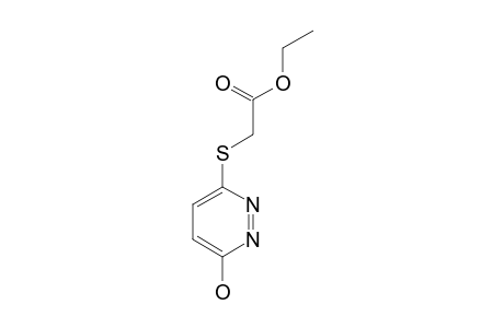 [(6-hydroxy-3-pyridazinyl)thio]acetic acid, ethyl ester