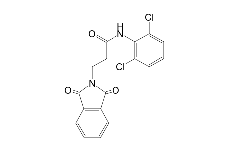 N-(2,6-dichlorophenyl)-3-(1,3-dioxo-1,3-dihydro-2H-isoindol-2-yl)propanamide