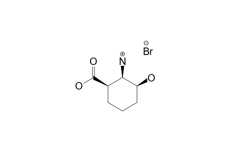 (1R*,2R*,3S*)-2-AMINO-3-HYDROXYCYCLOHEXANECARBOXYLIC-ACID-HYDROBROMIDE